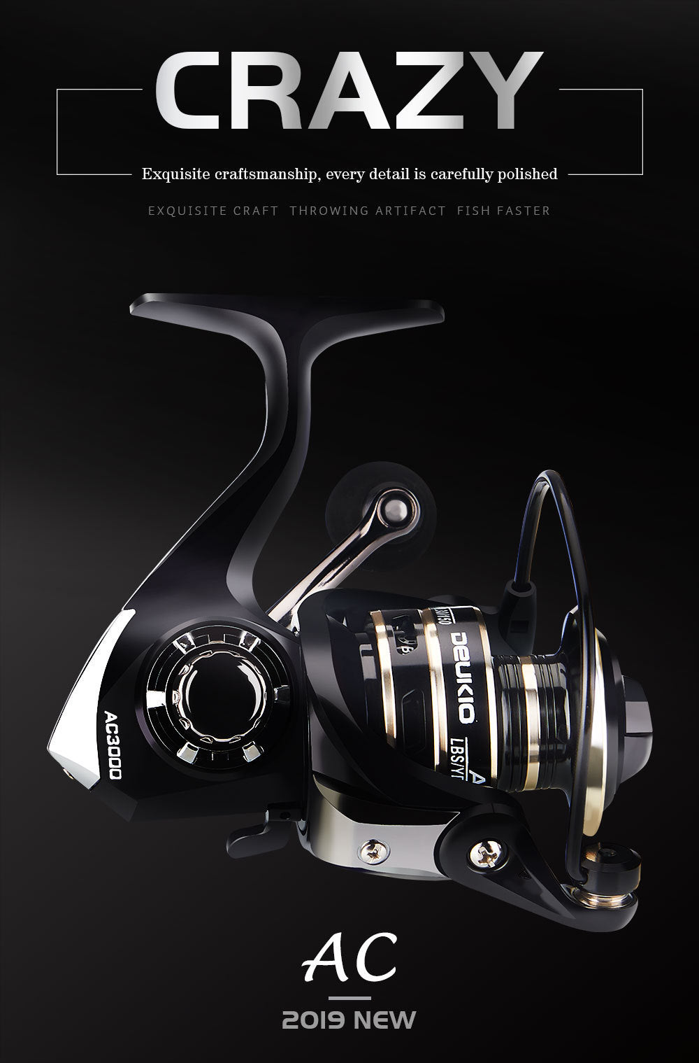 Metal Fishing Reel