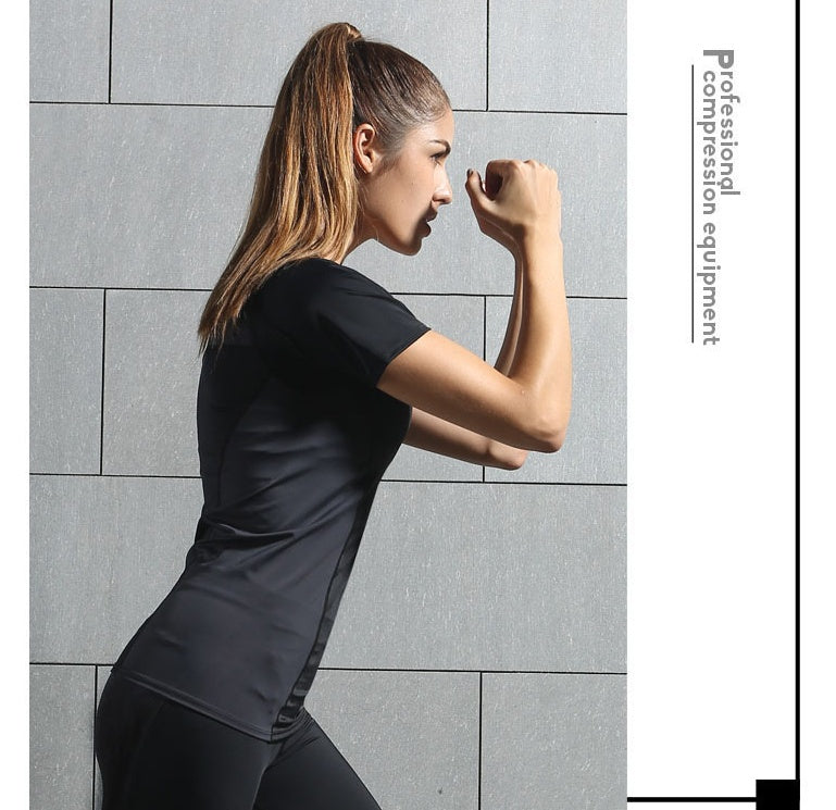 Compression sports tights