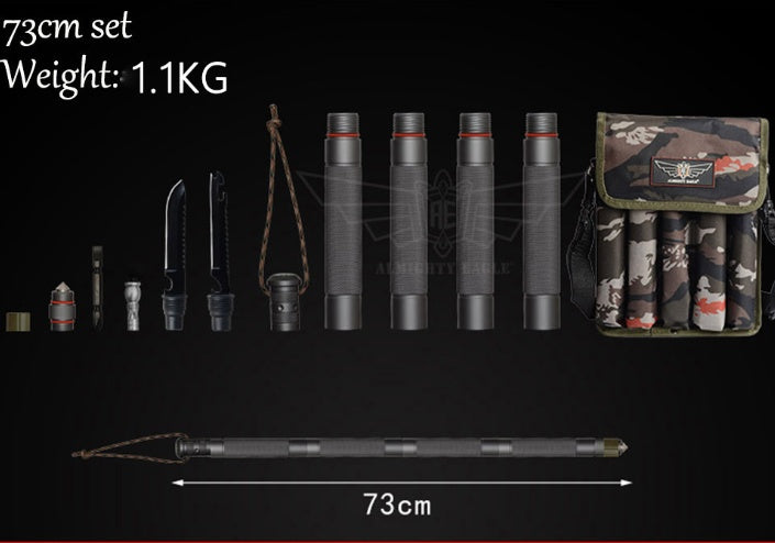Tactical Alpenstock Hiking Survival Staff