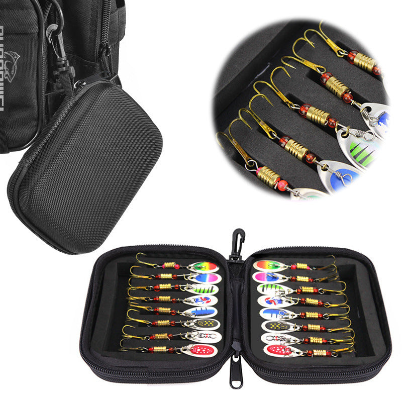 Rotating Composite Sequin Set Fly Hook Fishing Bait