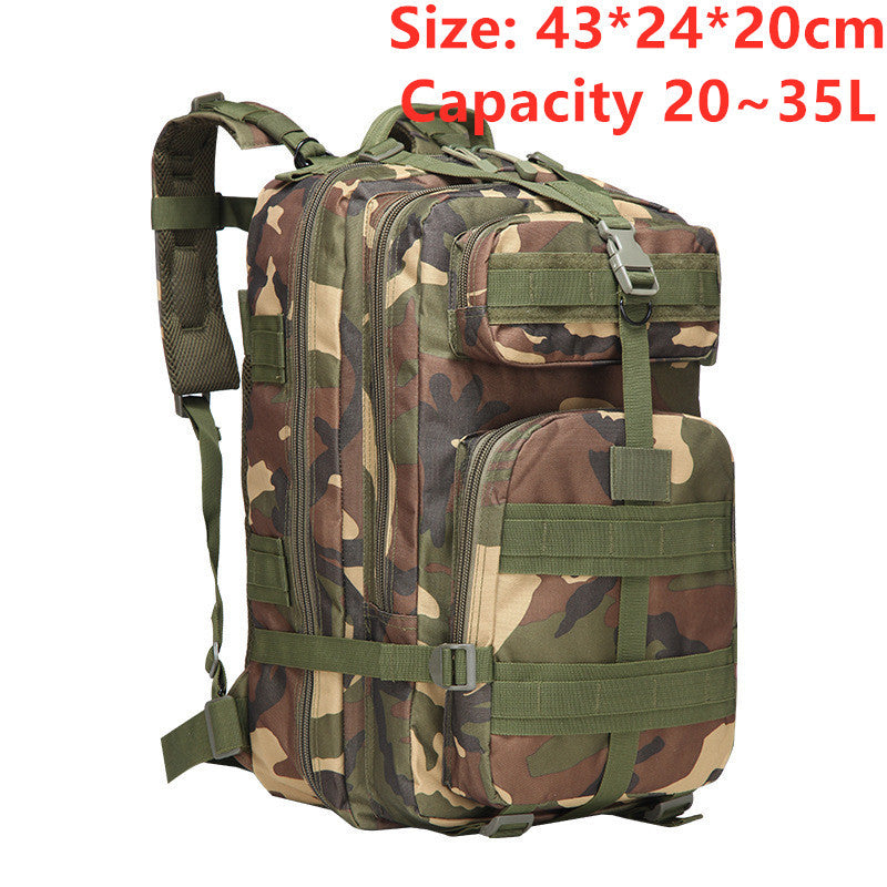 Sports outdoor mountaineering travel double shoulder knapsack