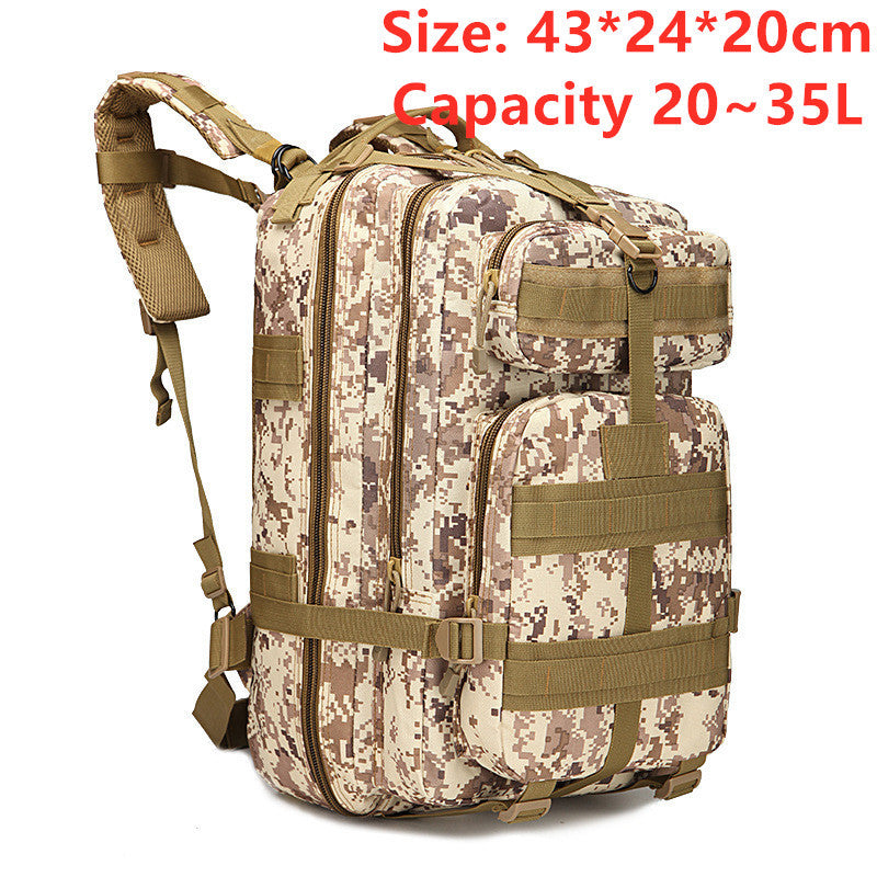 Sports outdoor mountaineering travel double shoulder knapsack