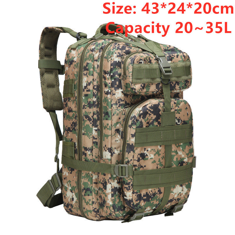 Sports outdoor mountaineering travel double shoulder knapsack