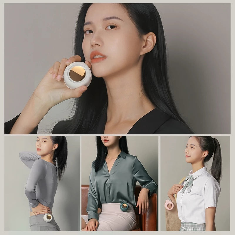 Mini Clip Fan Hanging Waist Neck Fan Girl Electric Air Cooling