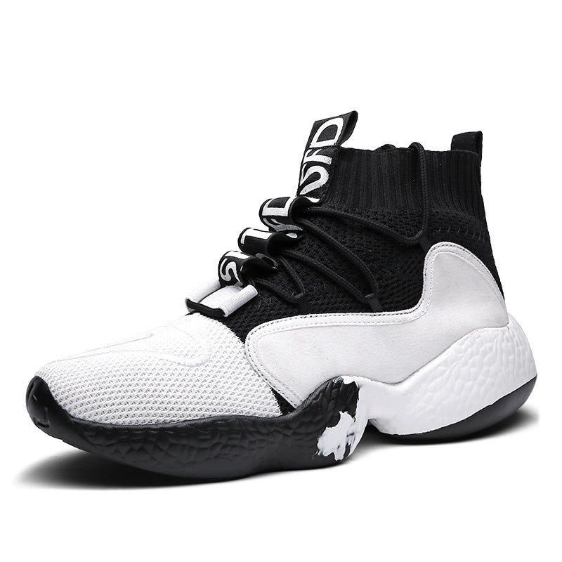 New Flying Knit High-Top Men's Shoes
