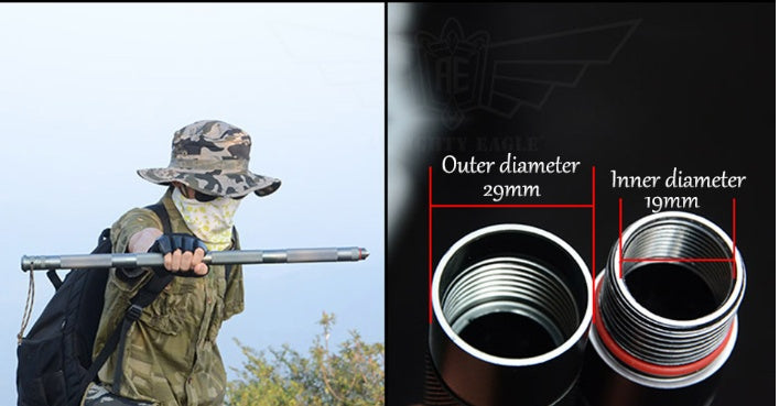 Tactical Alpenstock Hiking Survival Staff