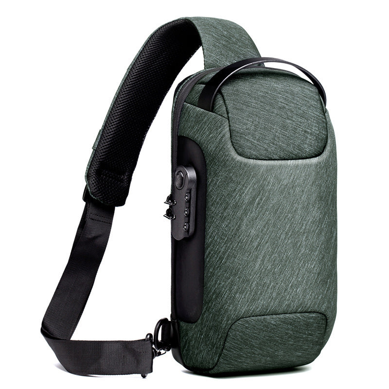 Men Chest Bag Messenger Bag Anti-theft Shoulder Bags