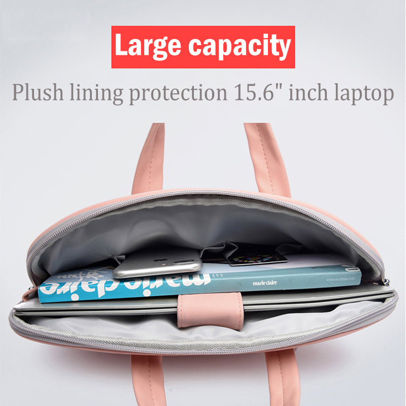 PU Leather Women Laptop Bag Notebook Carrying Case
