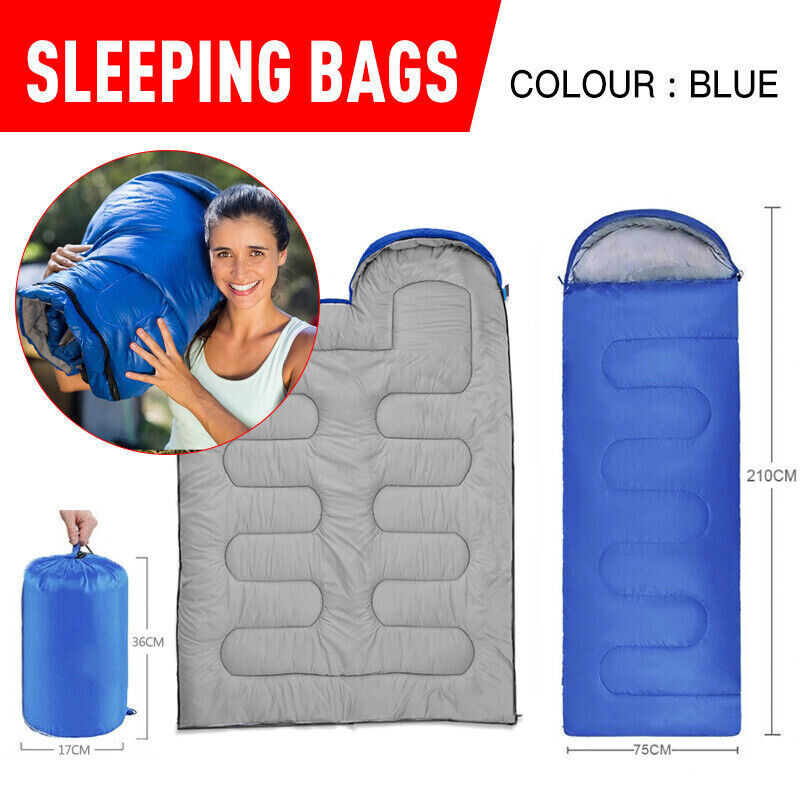 4 SEASON SINGLE SLEEPING BAGS CAMPING