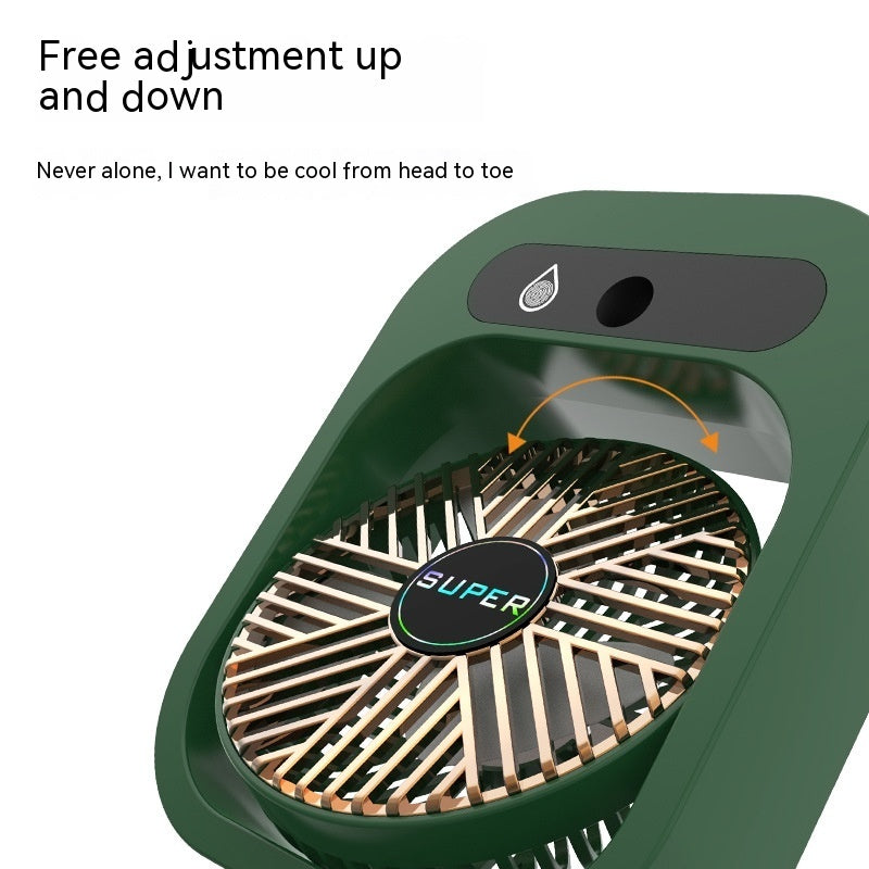 Air Conditioning Fan Desk Misting