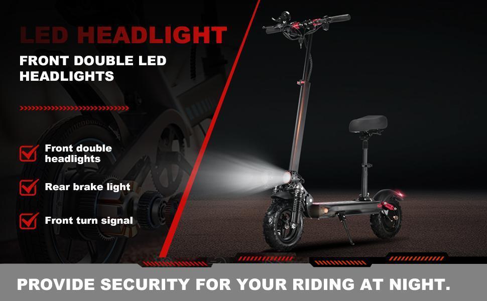 Long-lasting 800-watt Foldable High-power Electric Scooter