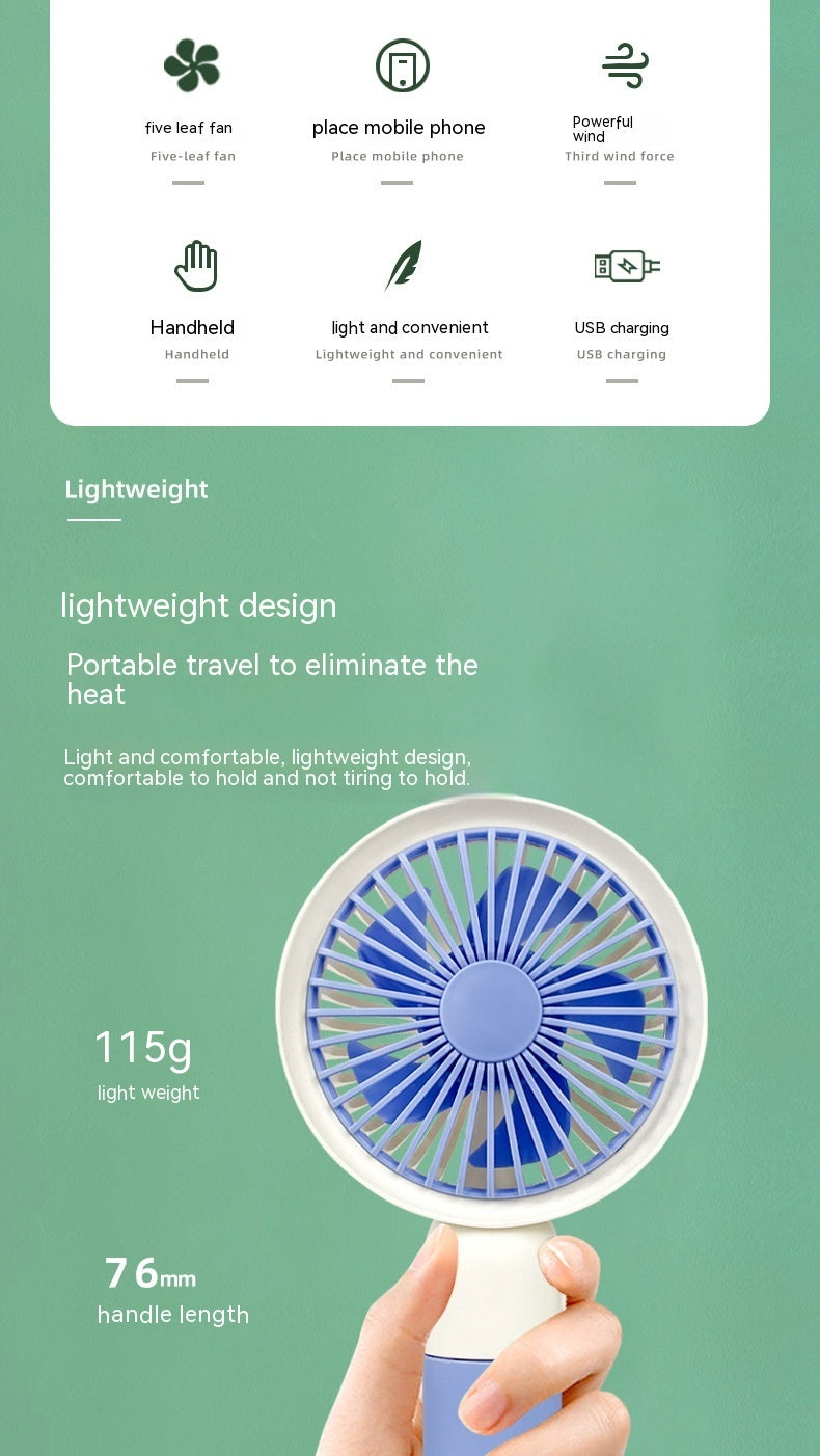 Student Portable Handheld Mini Little Fan