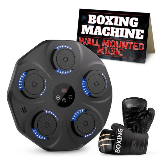 Boxing Machine For Adults Durable Wall Mounted Bluetooth Music Punching Machine