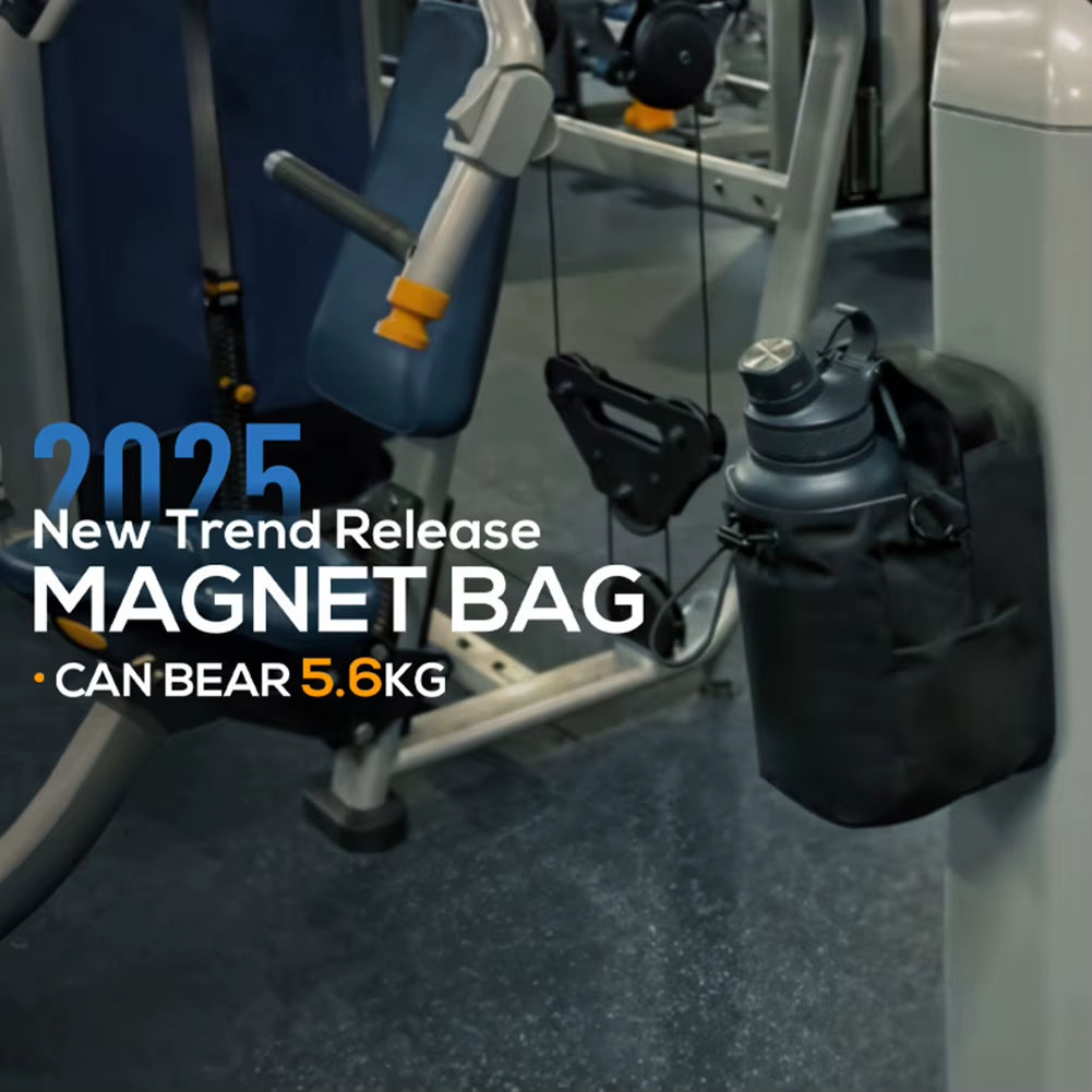 Magnetic Gym Bag Water Bottle Bag Sling Bag Crossbody Water Bottle Pouch Phone Holder for Men Women Fitness Travel Sports