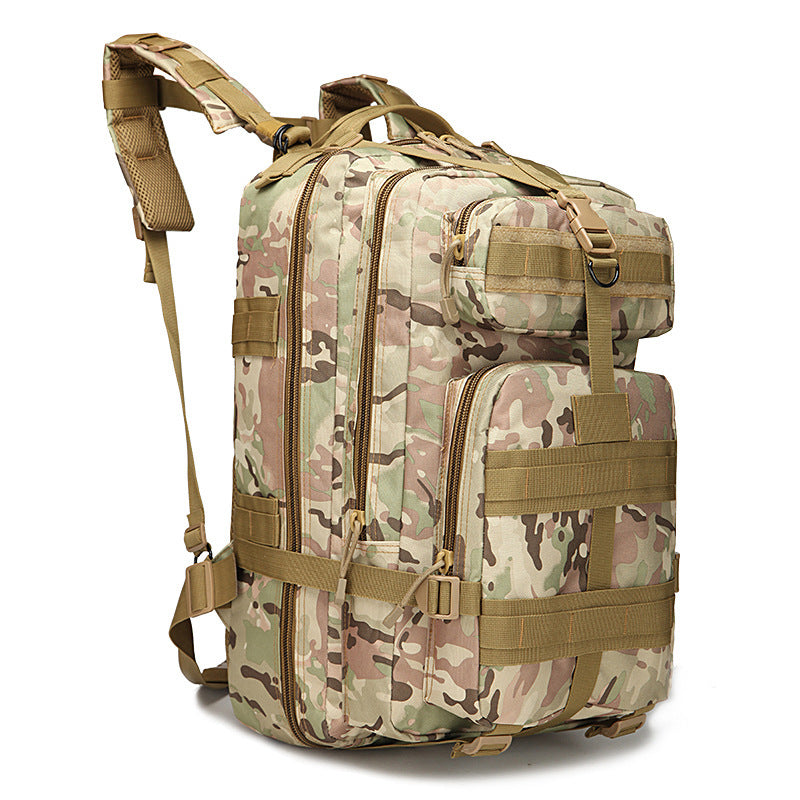 Sports outdoor mountaineering travel double shoulder knapsack