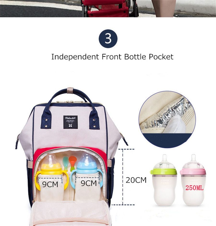 Mummy bag multi-function large capacity maternal and child package
