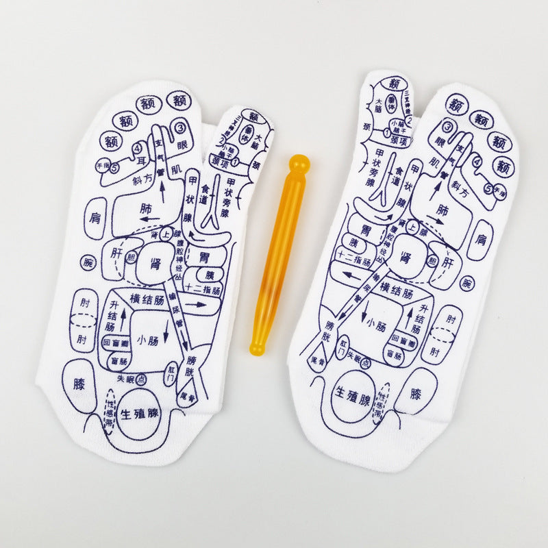 Massage Relieve Tired Feet Socks Acupressure Foot Massager