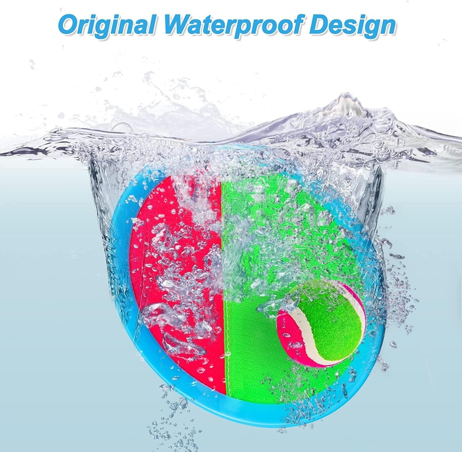 Toss and Catch Ball Set Beach Pool Toys for Kids Toddler Classic Outdoor Yard Camping Games Toys for 3 4 5 6 7 8 Year Old Boys Girls Birthday Gift