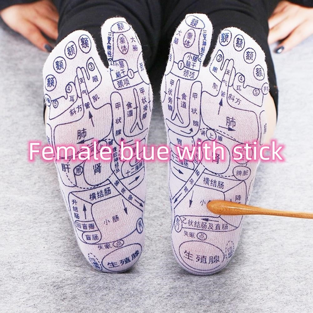 Massage Relieve Tired Feet Socks Acupressure Foot Massager