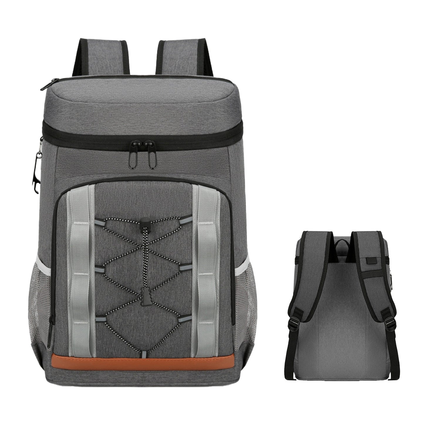Grey-Black Options 1Pc Cooler Backpack