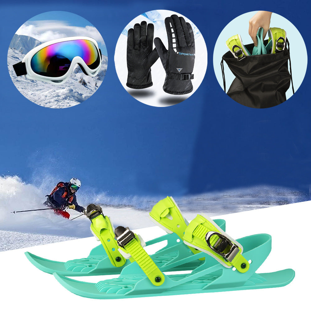Mini Ski Skates Portable