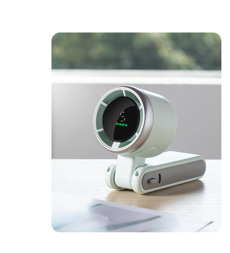 Hanging Neck Outdoor 180 Degree Folding Desktop Mini Fan