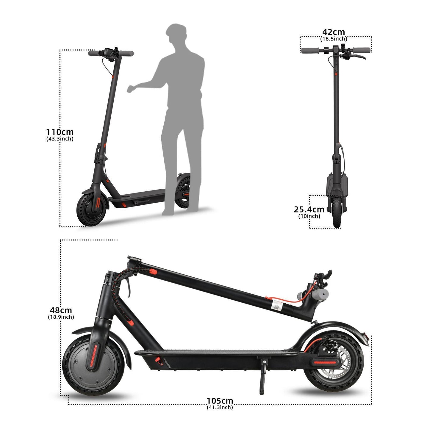Electric Powerful Scooter App Controlled Smart Electric