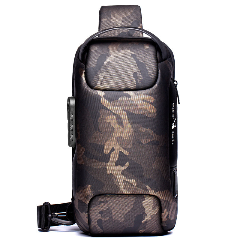 Men Chest Bag Messenger Bag Anti-theft Shoulder Bags