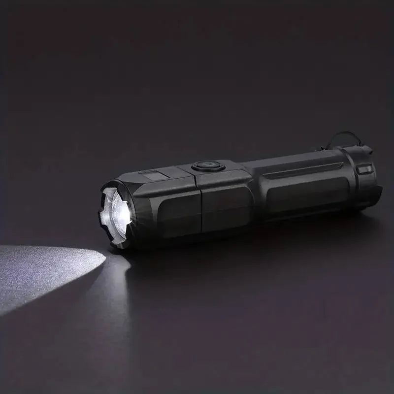 LED Rechargeable Zoom Flashlight – Waterproof, Ultra Bright for Camping & Emergency