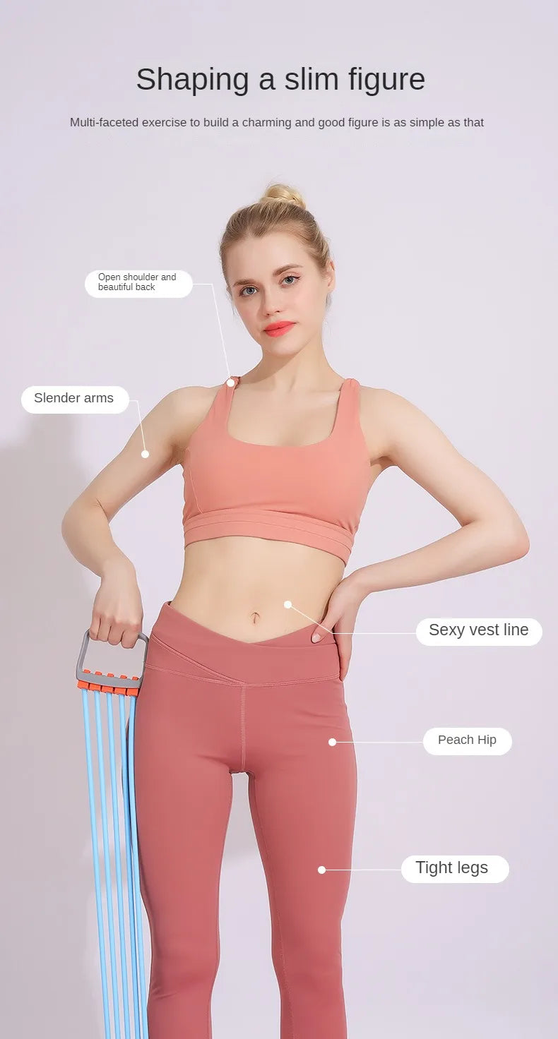 Puller Male Shoulder Expander Home Fitness Equipment Male and Female Rubber Tube Arm Strength Pectoral Muscle Training Tools