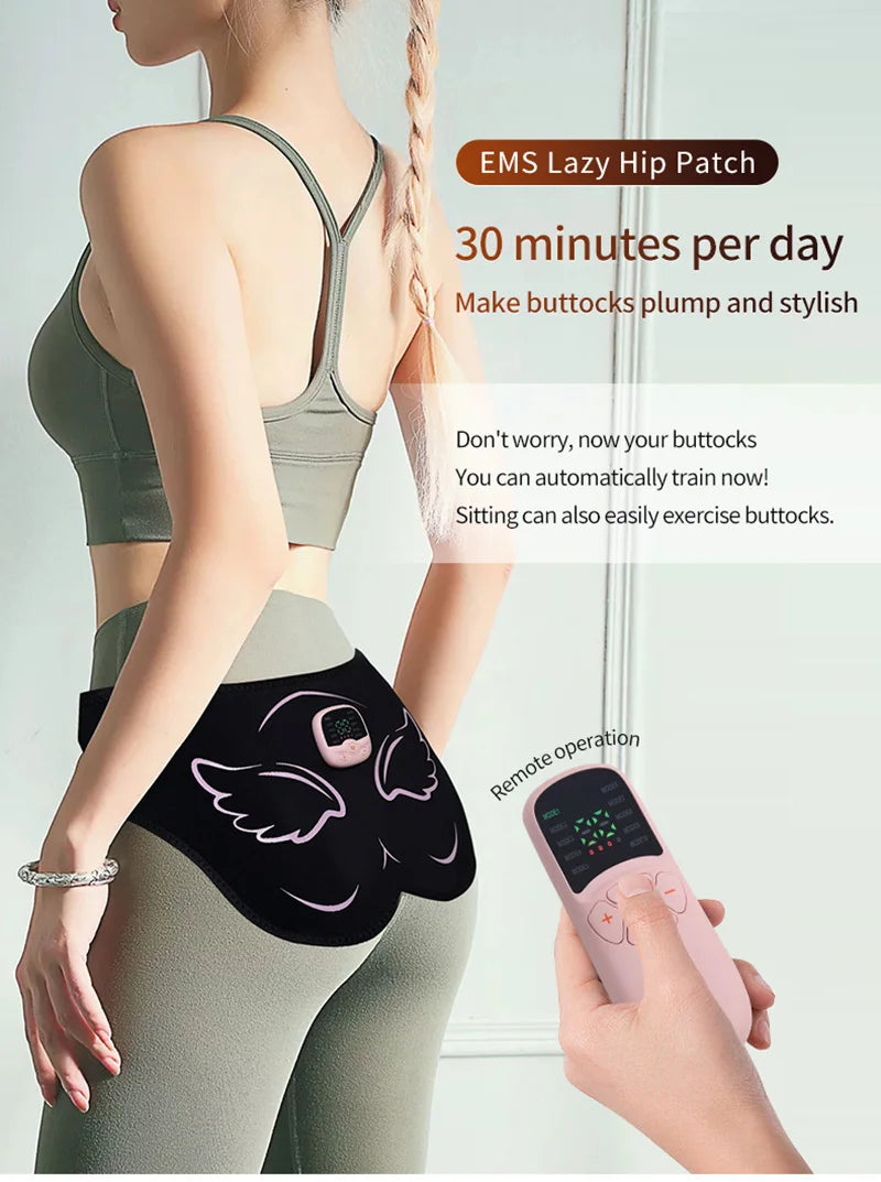 Electric Butt Muscle Stimulator EMS Hips Trainer USB Rechargable Buttocks Lifting Muscle Toner Lose Weight Burning Fat Fitness