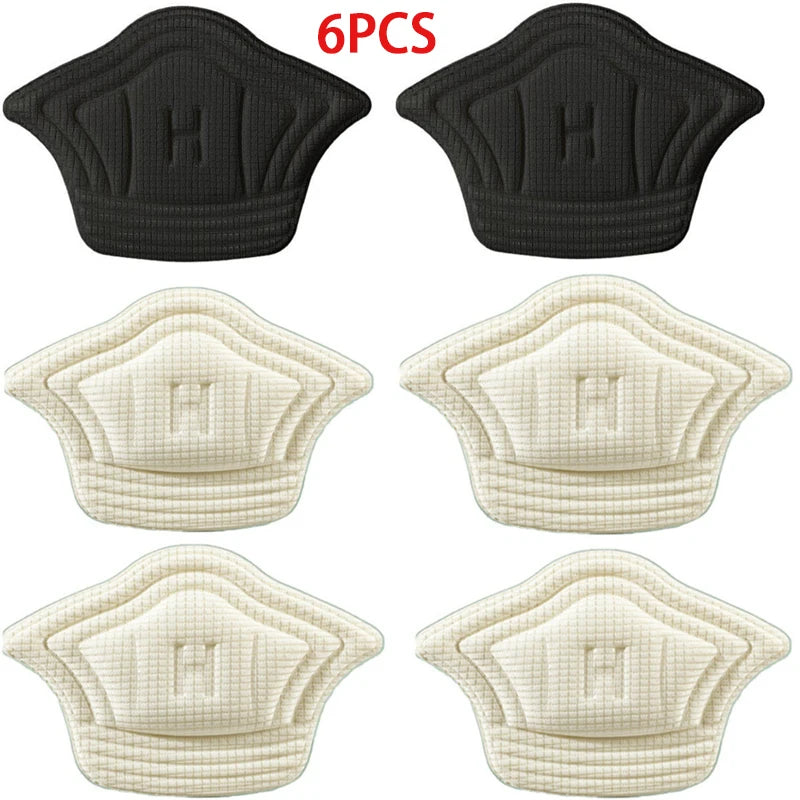 3pair/6pcs Insoles Patch Heel Pads for Sport Shoes Back Sticker Adjustable Size Antiwear Feet Pad Cushion Insert Insole Grips