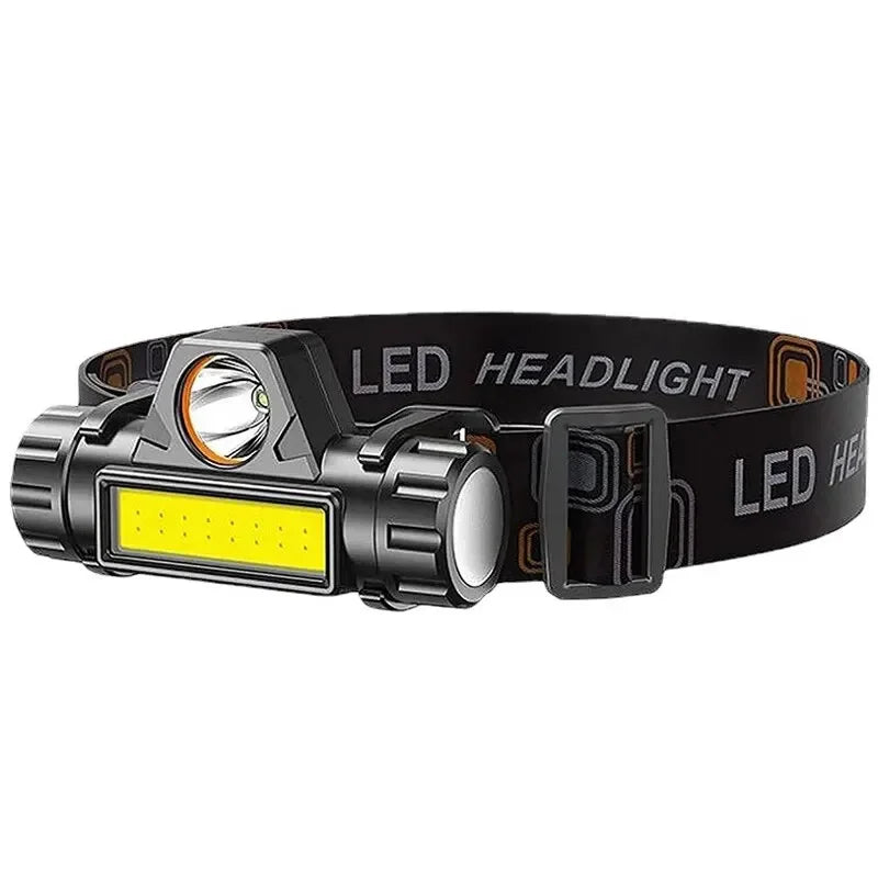 LED USB Headlamp - Rechargeable & Waterproof