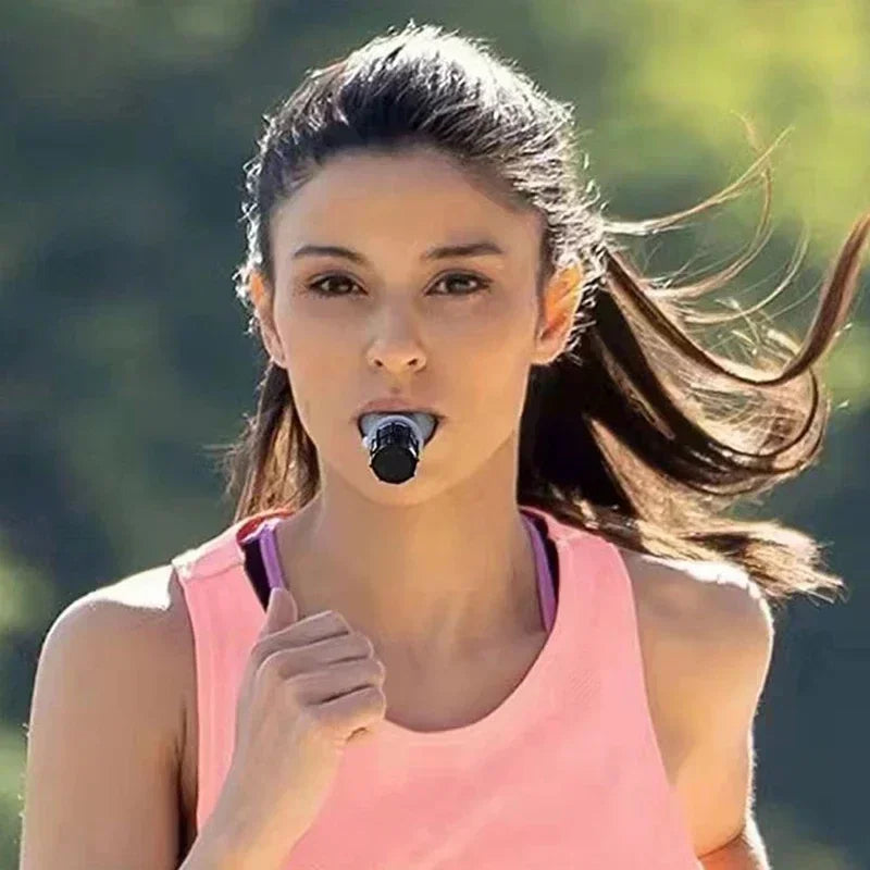 1Pc Sports Breathing Trainer Exercise Lung Face Mouthpiece Respirator Fitness Equipment for Household Healthy Care Accessories