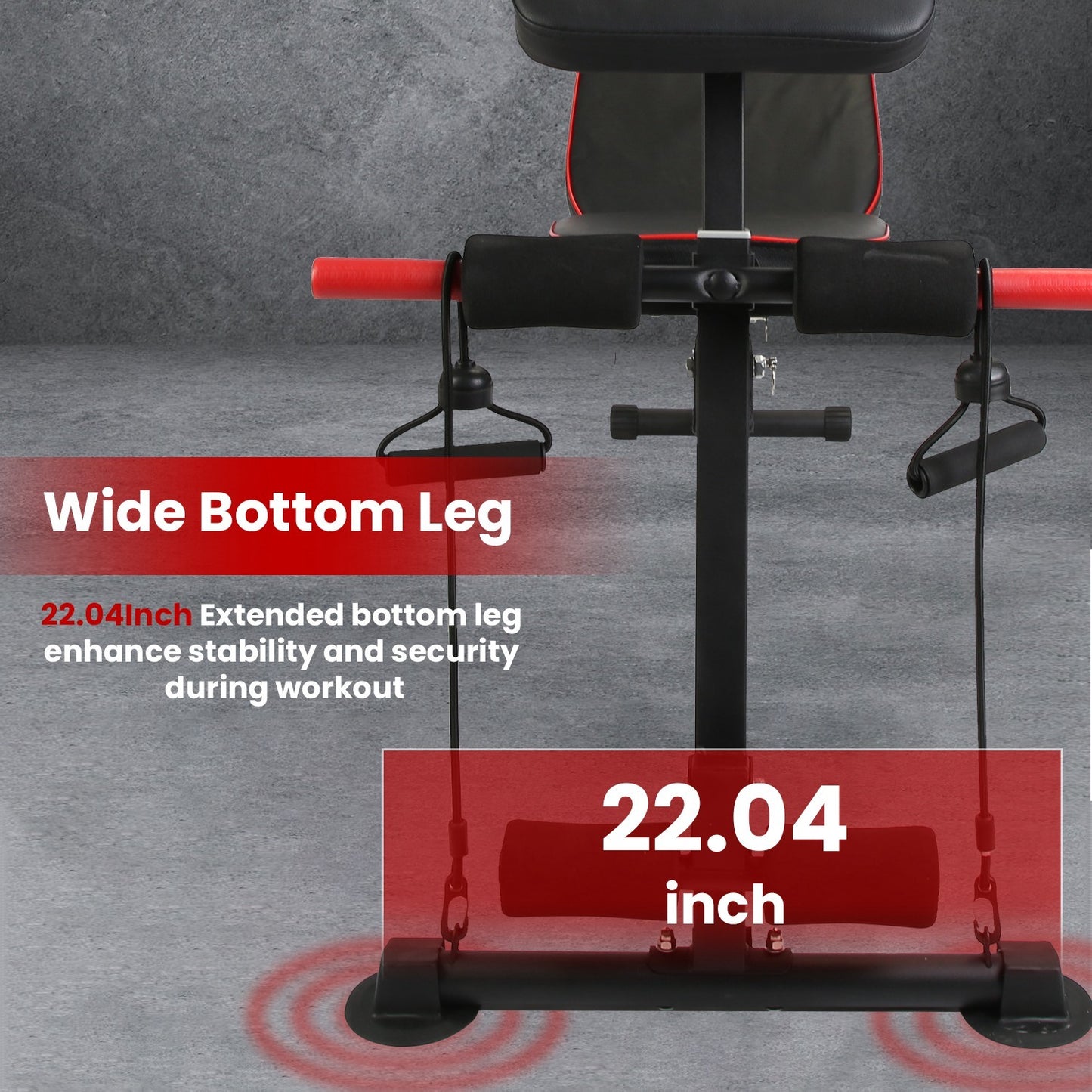 1Pc Adjustable Weight Bench With Preacher Curl Pad Resistance