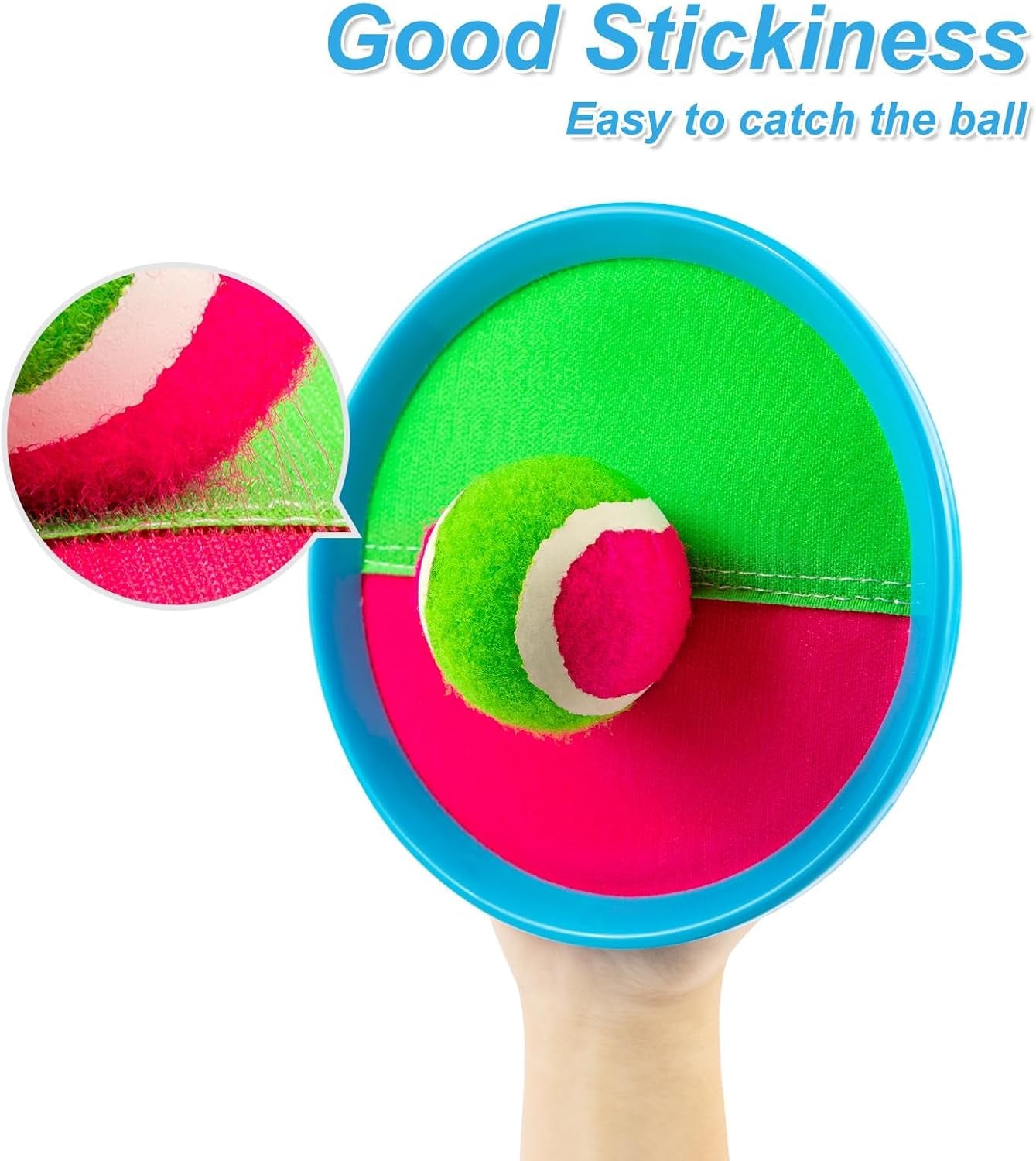 Toss and Catch Ball Set Beach Pool Toys for Kids Toddler Classic Outdoor Yard Camping Games Toys for 3 4 5 6 7 8 Year Old Boys Girls Birthday Gift