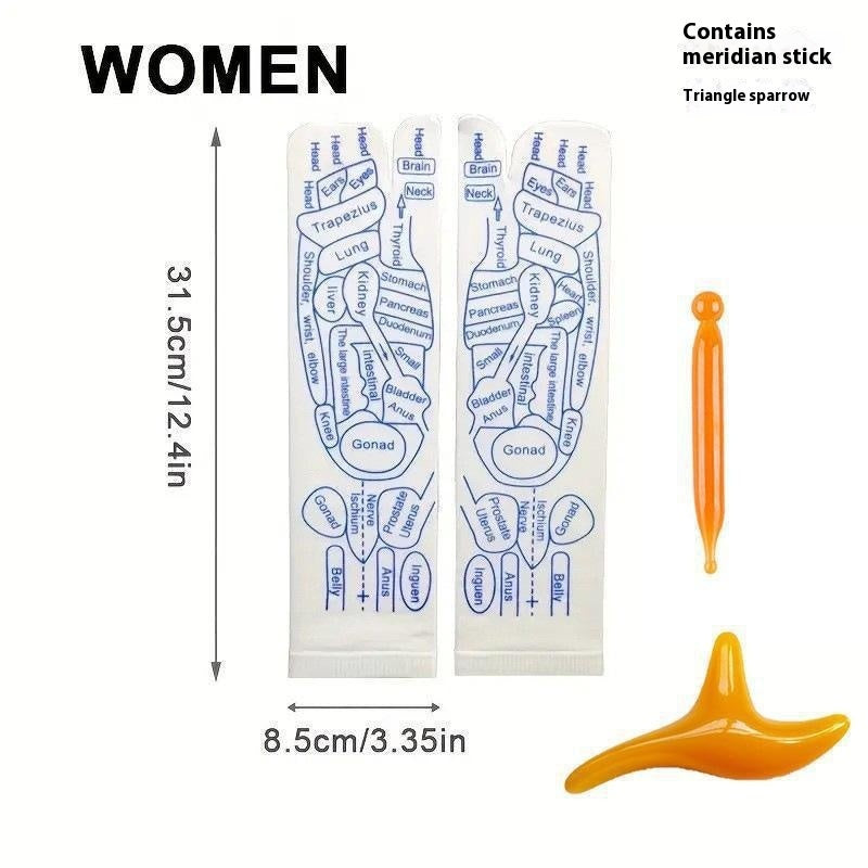 Massage Relieve Tired Feet Socks Acupressure Foot Massager