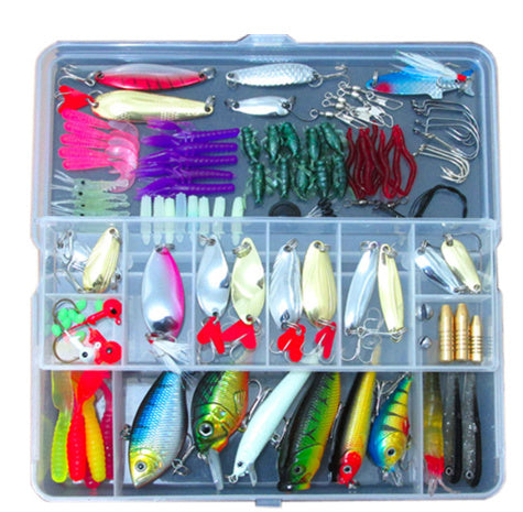 132 Pcs Fishing Lures Set With Bait Fishing