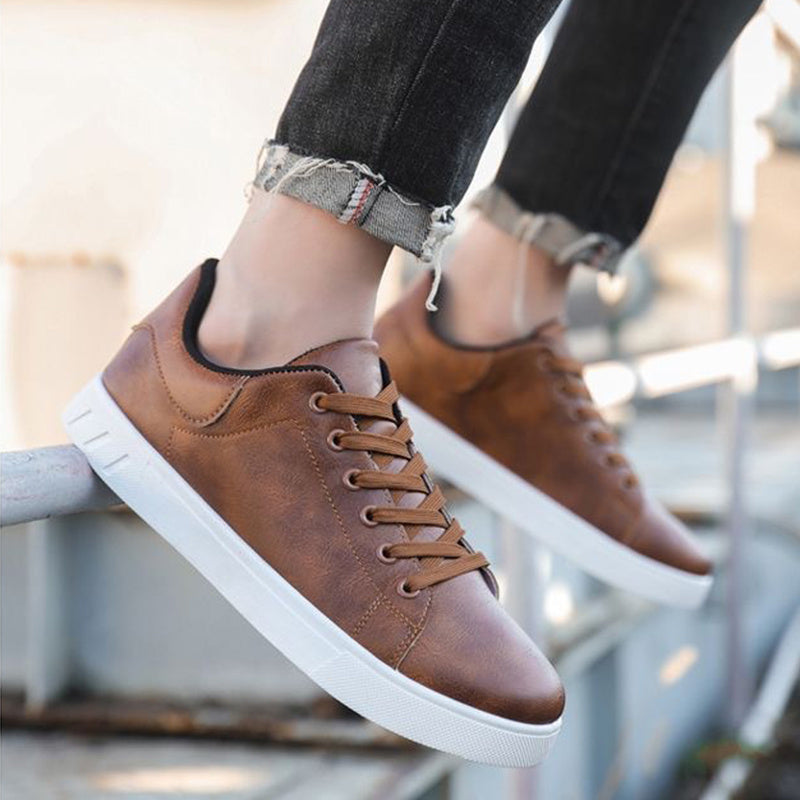 Men's Lace-up Flat Shoes