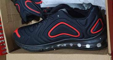 Casual Air Cushion Black Shoes Men Outdoor Breathable
