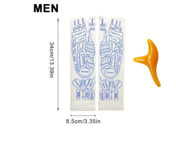 Massage Relieve Tired Feet Socks Acupressure Foot Massager