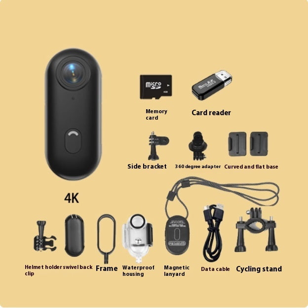 Outdoor Sports Camera In Helmet Motorcycle Bike Sport Mini Filming Bicycle Action 4K