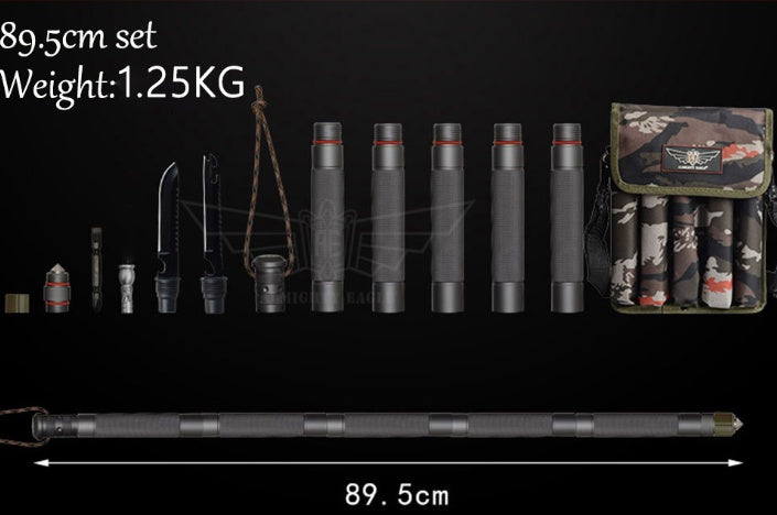 Tactical Alpenstock Hiking Survival Staff