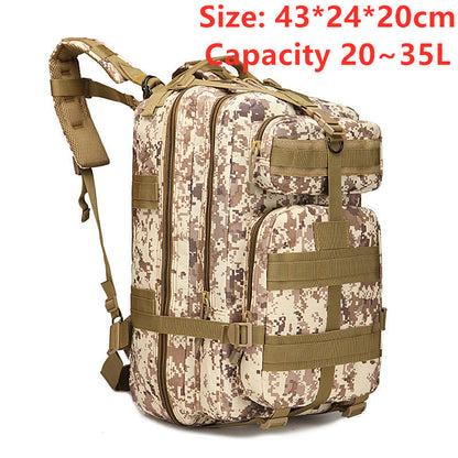 Sports outdoor mountaineering travel double shoulder knapsack