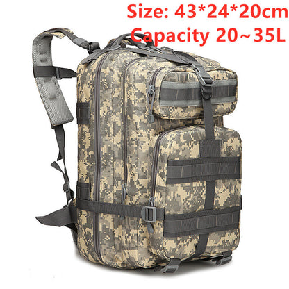 Sports outdoor mountaineering travel double shoulder knapsack