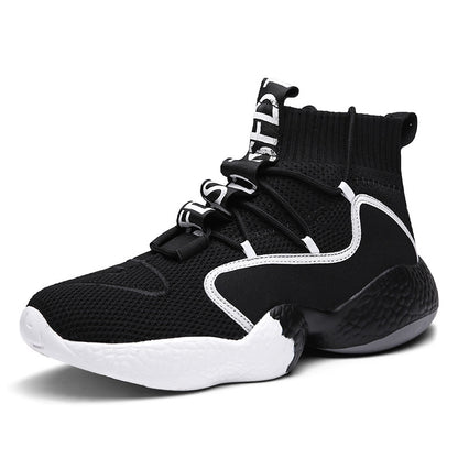 New Flying Knit High-Top Men's Shoes
