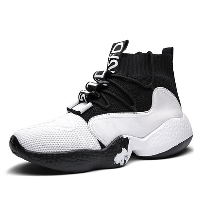 New Flying Knit High-Top Men's Shoes