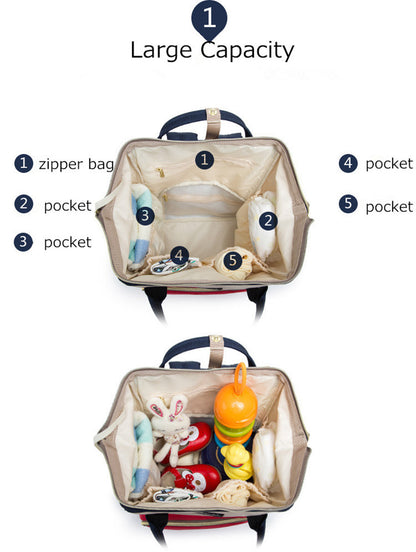 Mummy bag multi-function large capacity maternal and child package