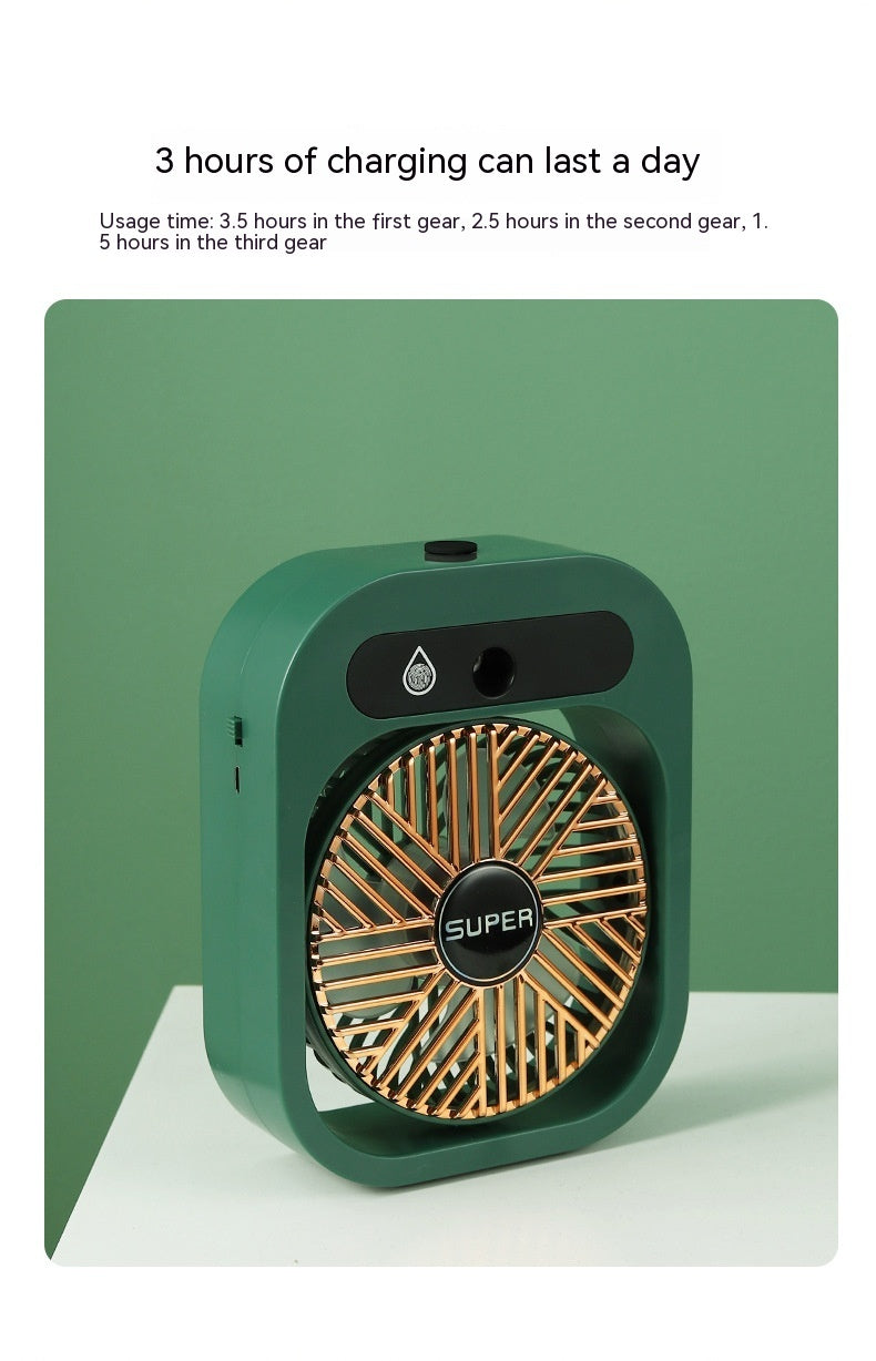 Air Conditioning Fan Desk Misting