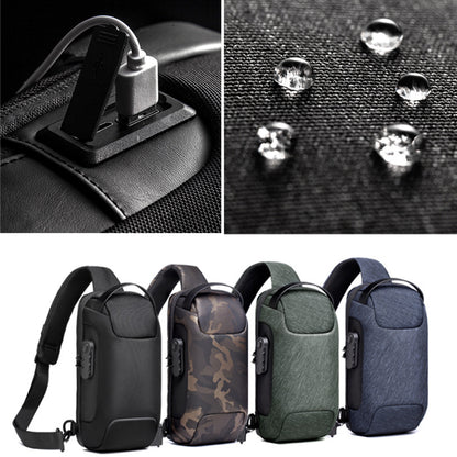 Men Chest Bag Messenger Bag Anti-theft Shoulder Bags